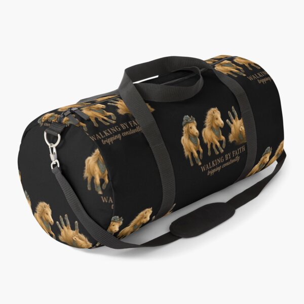 Item preview, Walking By Faith Tripping Constantly Western Horse Christian designed and sold by MakmurMpxgo.