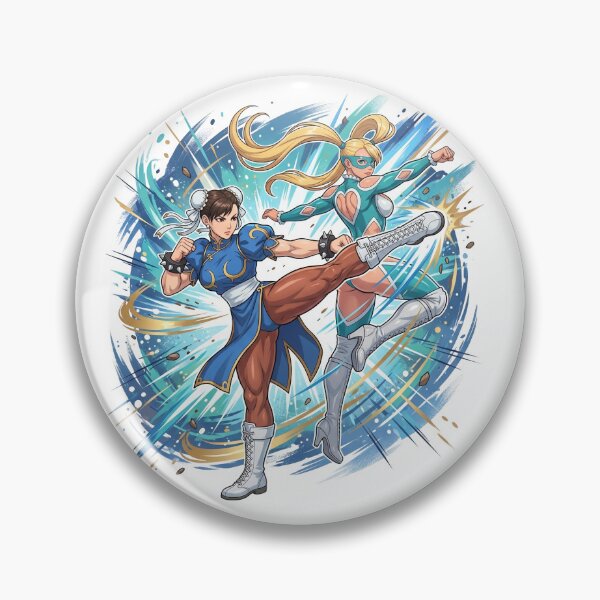 Item preview, R.Mika and Chun-li Street Fighter V Anime designed and sold by andresdrawing.