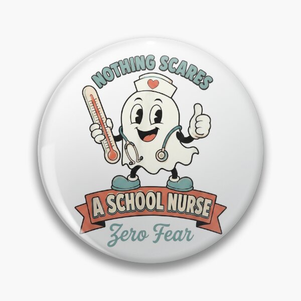 Item preview, School Nurse Halloween Funny Vintage Ghost designed and sold by hemagamo.