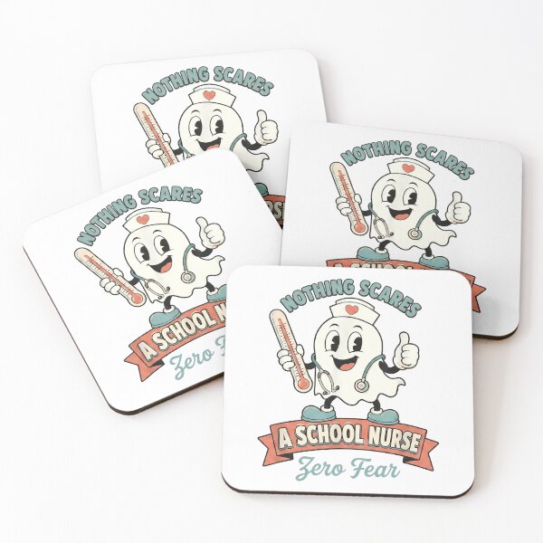 Item preview, School Nurse Halloween Funny Vintage Ghost designed and sold by hemagamo.