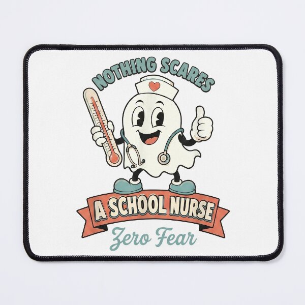 Item preview, School Nurse Halloween Funny Vintage Ghost designed and sold by hemagamo.