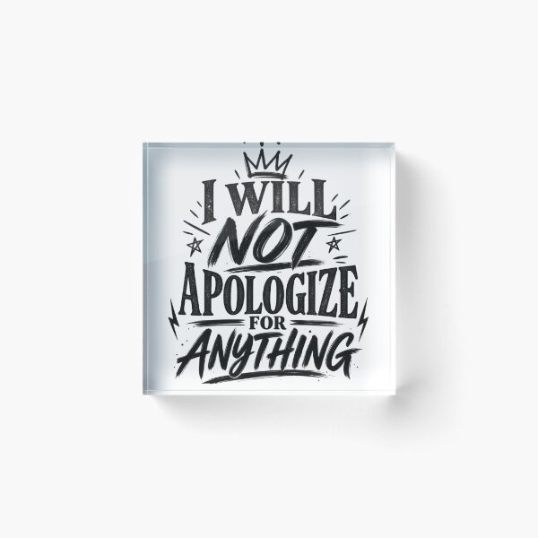 Item preview, I will not apologize for anything designed and sold by FitEnvy.