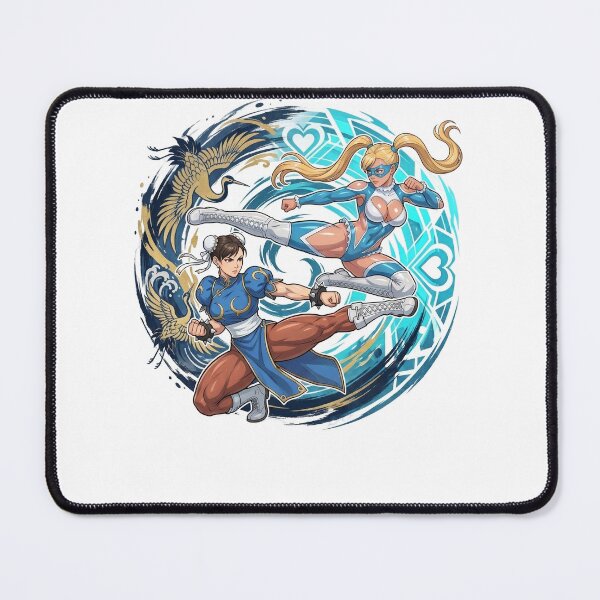 Item preview, R.Mika and Chun-li Street Fighter V Anime designed and sold by andresdrawing.