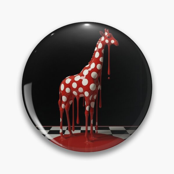Item preview, Dripping Giraffe Polka Dot Pop Art designed and sold by YourColorsWall.