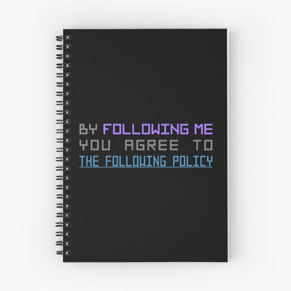 Item preview, The Following Policy designed and sold by weirdshop-451.