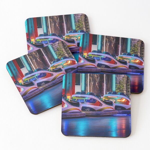 Item preview, Colorful Bumper Cars at Night designed and sold by Rabee Khalil Photography.