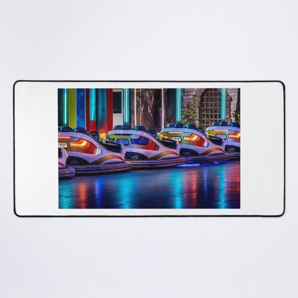 Item preview, Colorful Bumper Cars at Night designed and sold by Rabee Khalil Photography.