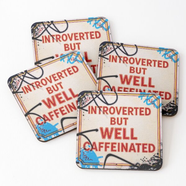 Item preview, Introverted but well caffeinated #3 designed and sold by Helios Be. Lavsh.