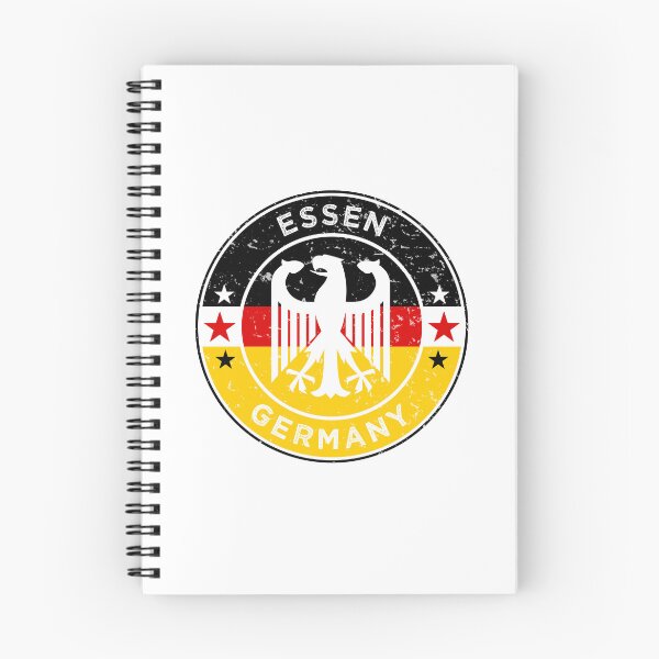 Artikelvorschau, Essen Deutschland Eagle Vintage Flagge entworfen und verkauft von ArtByKatti.
