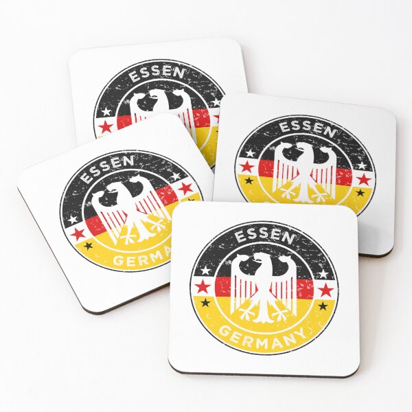 Item preview, Essen Deutschland Eagle Vintage Flag designed and sold by ArtByKatti.