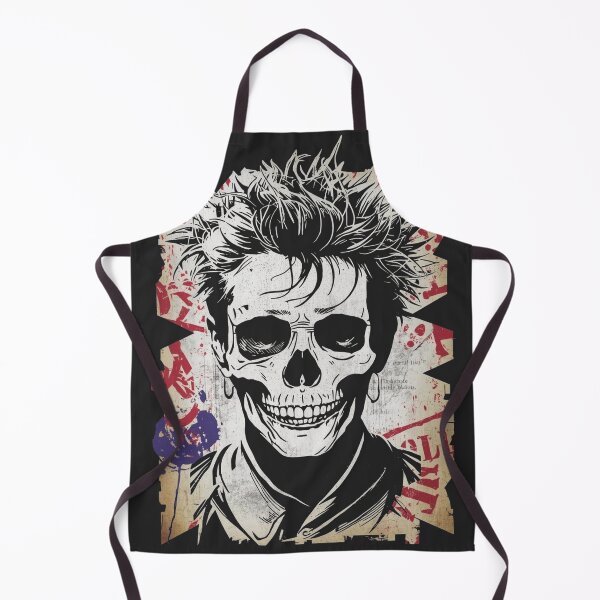 Item preview, Punk Rock Skull Portrait Grunge Zine Art designed and sold by ERODED SELF.