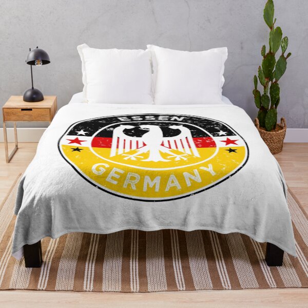 Item preview, Essen Deutschland Eagle Vintage Flag designed and sold by ArtByKatti.
