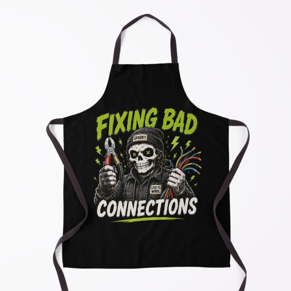 Item preview, Fixing Bad Wiring Skeleton Electrician Design designed and sold by markymaarty.