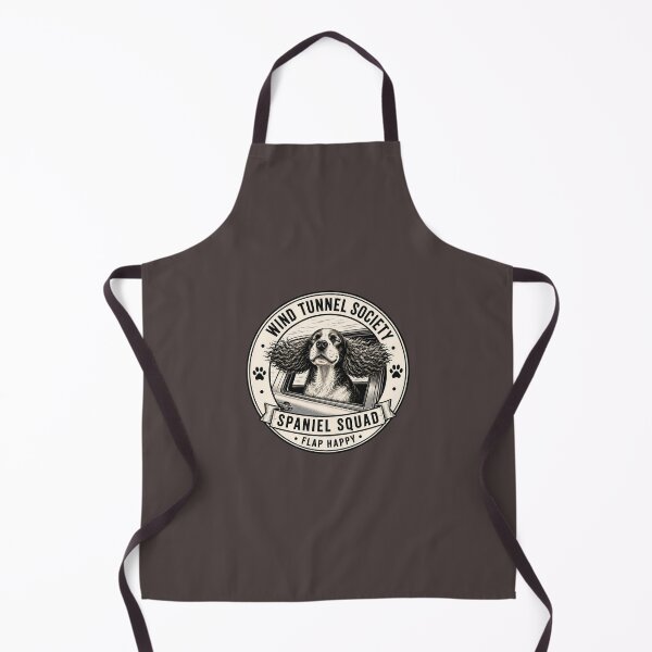 Item preview, Wind Tunnel Society - Spaniel Squad - Flap Happy/Funny Spaniel Dog Badge Logo designed and sold by Halejo68.