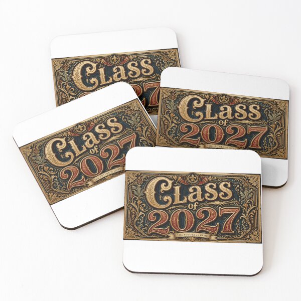 Item preview, Class of 2027 The Future Is Ours – Vintage Ornate Graduation Design designed and sold by Daily Mood Studio.