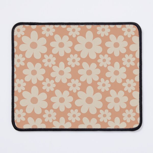 Item preview, Retro Daisy Floral Pattern | Vintage 70s Groovy Desert Sand Flowers Botanical Pattern | Minimalist Terracotta Daisy Floral Pattern | Cottagecore Vintage Dusty Peach Flowers designed and sold by VivaFy.