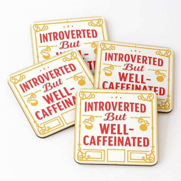 Item preview, Introverted but well caffeinated #2 designed and sold by Helios Be. Lavsh.