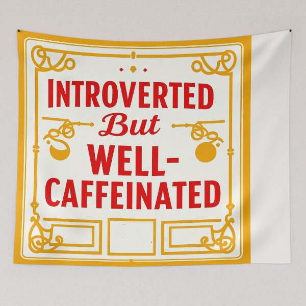 Item preview, Introverted but well caffeinated #2 designed and sold by Helios Be. Lavsh.