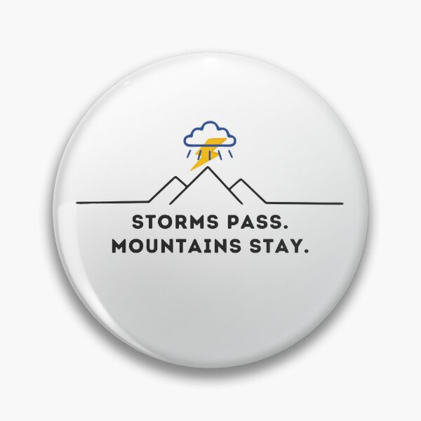 Item preview, Storms Pass Mountains Stay designed and sold by Gabro-Shop.