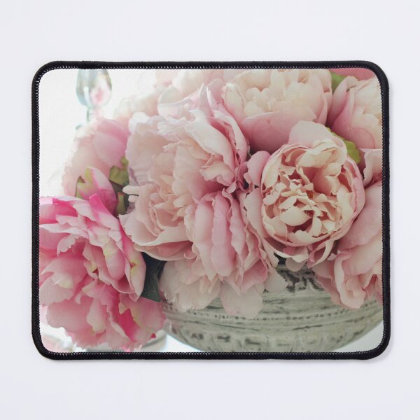 Item preview, Elegant bouquet - Pale pink peonies in a vase - Pink academia designed and sold by Dany-et-Dom.