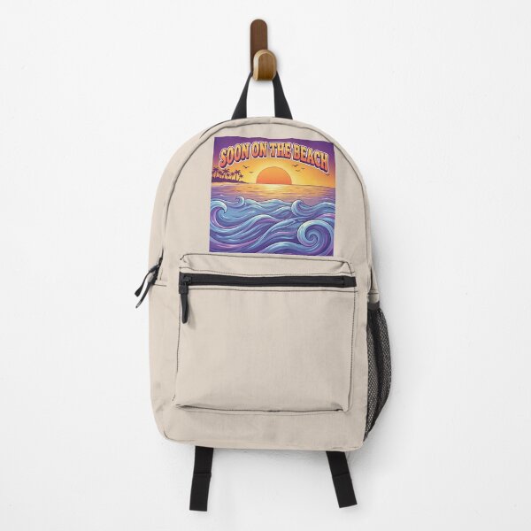 Item preview, Soon on the Beach – Summer Vacation Sunset Beach Travel Design designed and sold by WordPlayStudio.