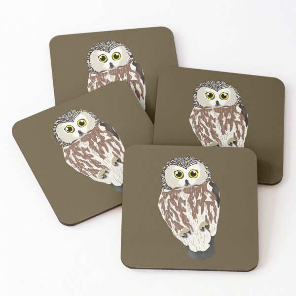 Item preview, Northern Saw-Whet Owl designed and sold by BDBirds.