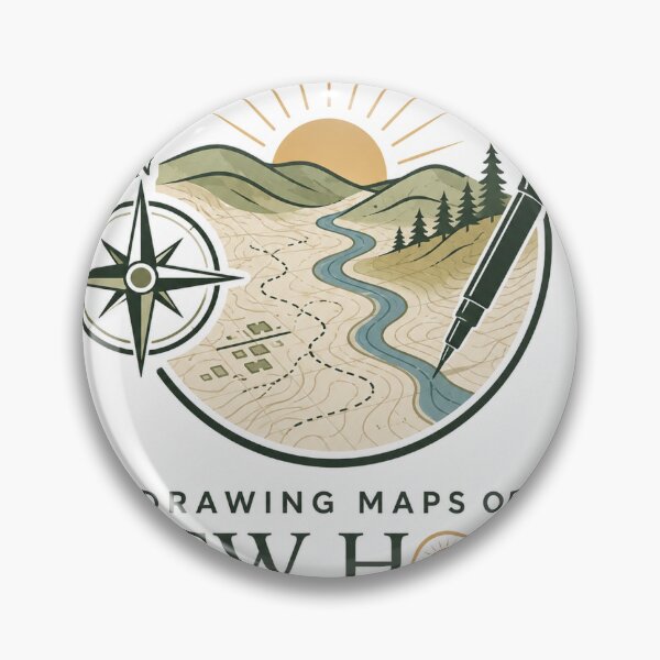 Item preview, Maps of New Hope designed and sold by Messy Bun and Mission L.L.C..