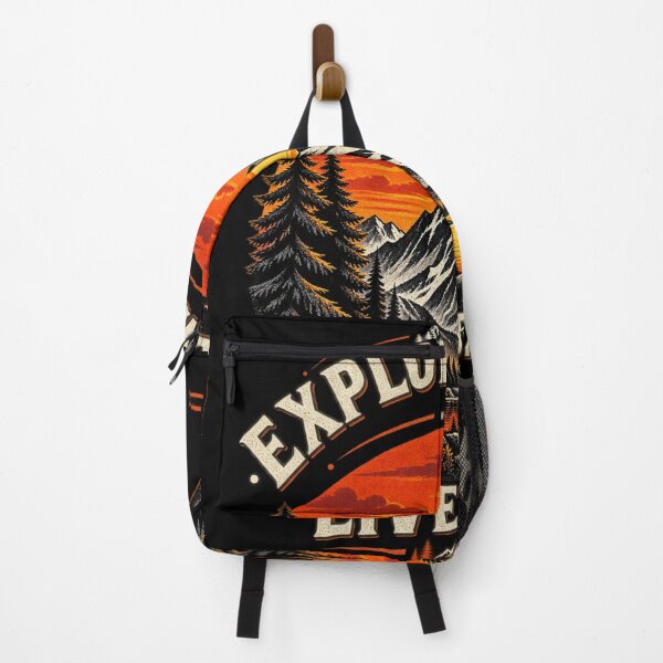 Item preview, Explore More Live Bold Mountain Adventure Vintage Design designed and sold by TeeVibeHaus.
