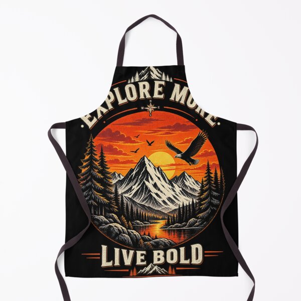 Item preview, Explore More Live Bold Mountain Adventure Vintage Design designed and sold by TeeVibeHaus.