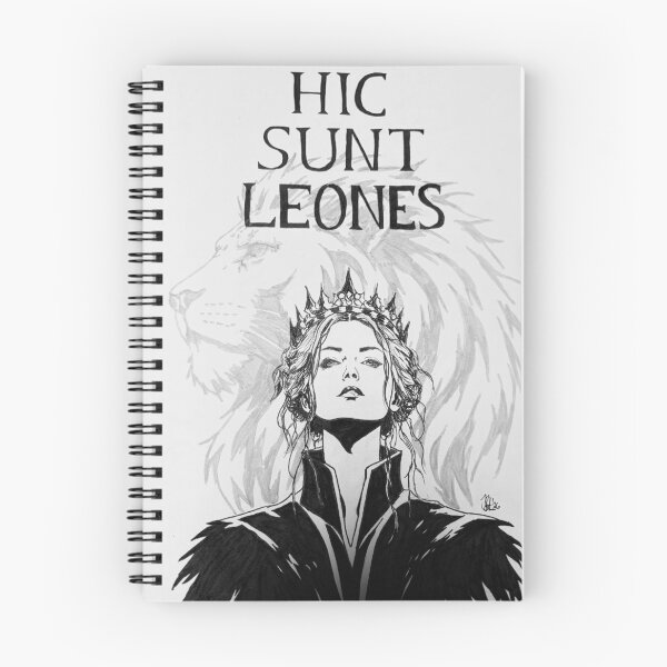 Item preview, Hic sunt leones designed and sold by InkAndLore.