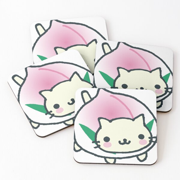 Item preview, Nyan Nyan Nyanko Peach Bun designed and sold by taroxstudio.