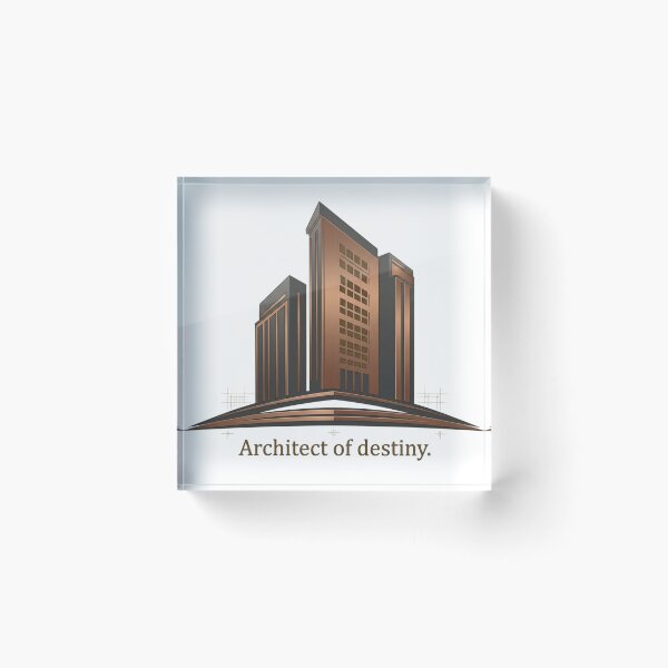 Item preview, Architect of Destiny Modern Skyscraper Architecture Design designed and sold by Unique Gifts For Your Profession!.