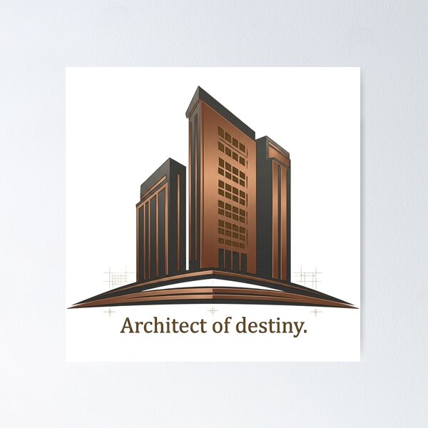 Item preview, Architect of Destiny Modern Skyscraper Architecture Design designed and sold by Unique Gifts For Your Profession!.