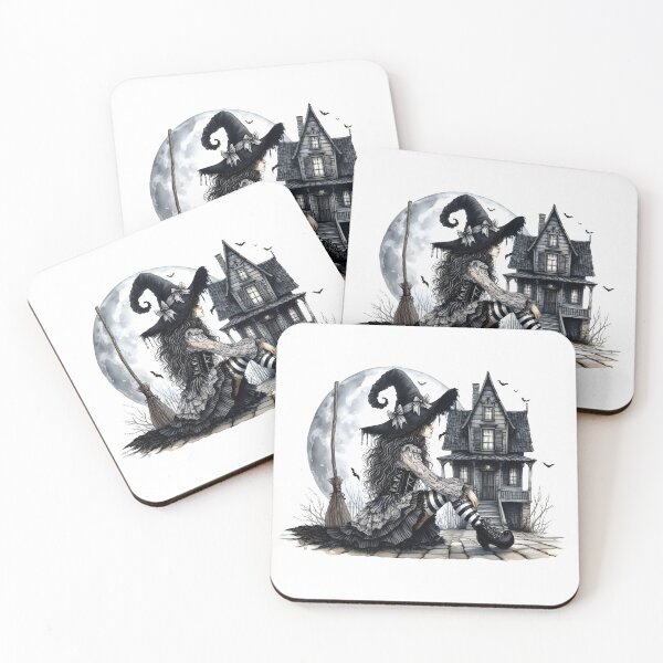 Item preview, Whimsical Witch - Full Moon designed and sold by JacquiTaylorArt.