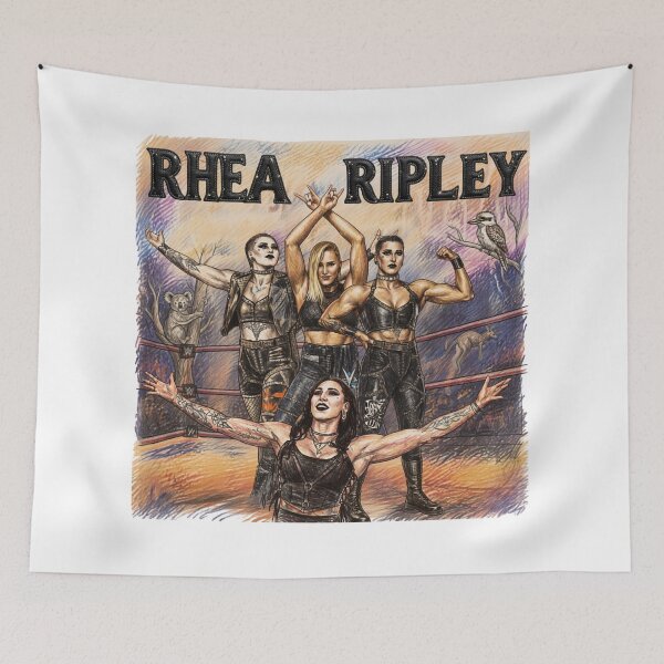 Item preview, Rhea Ripley - Collage (Version 2) designed and sold by LoveSomethingDifferent.
