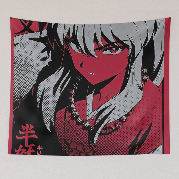 Item preview, Dog Demon Chad Retro Poster  designed and sold by AnimeArsenalPrints.