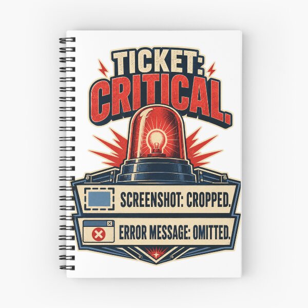 Item preview, Critical Ticket — Screenshot Cropped, Error Message Omitted designed and sold by Dovarune.
