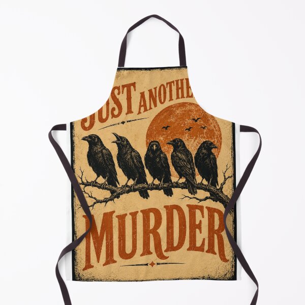 Item preview, Just Another Murder Retro Vintage Crow Art designed and sold by humannatureofme.