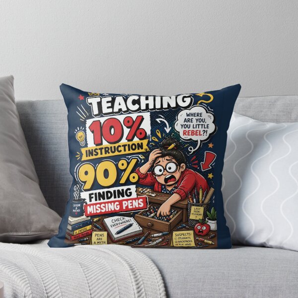 Item preview, Funny Teacher Shirt Finding Missing Pens designed and sold by CHERN-CHOM.
