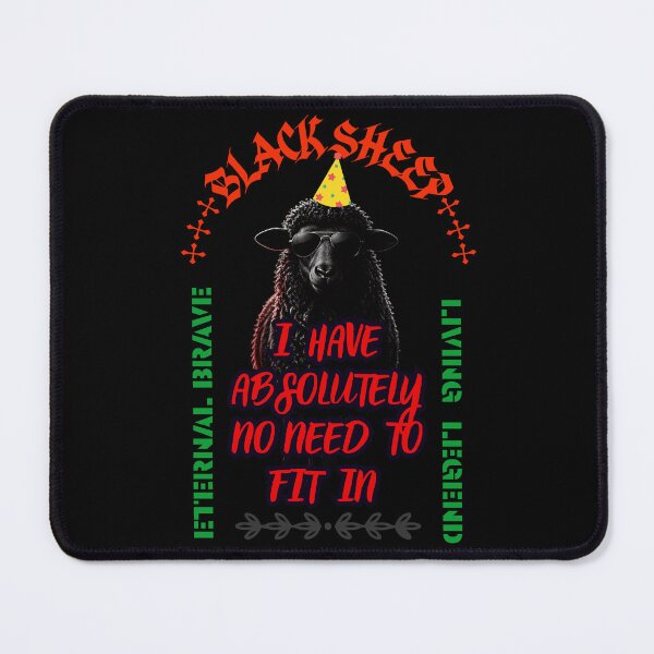 Item preview, Black Sheep Legend Digital AI Art Collor 23 designed and sold by GoGreenlove.