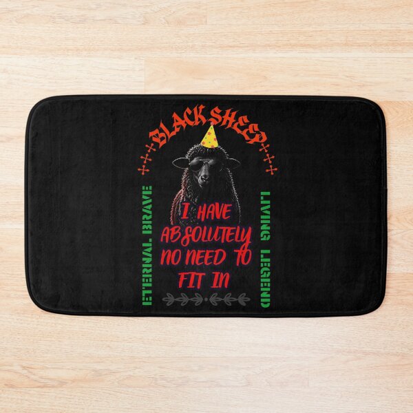Item preview, Black Sheep Legend Digital AI Art  Collor 23 designed and sold by GoGreenlove.