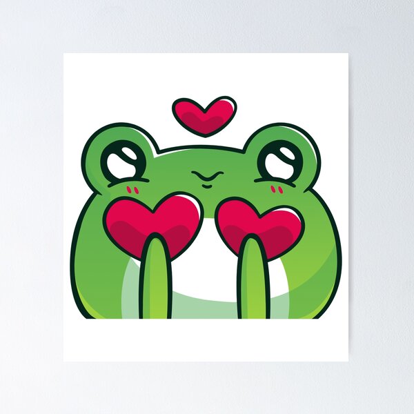 Item preview, Fall in love frog Emotes designed and sold by ehynes2s.