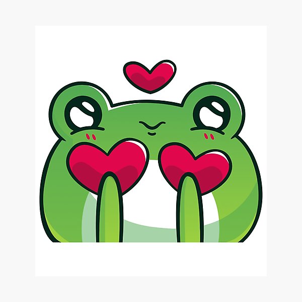 Item preview, Fall in love frog Emotes designed and sold by ehynes2s.