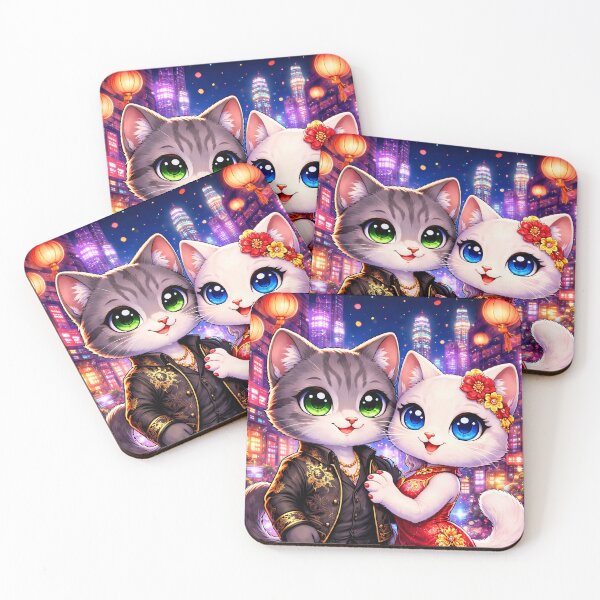 Item preview, The Hong Kong Cats in Love designed and sold by Meow Story .
