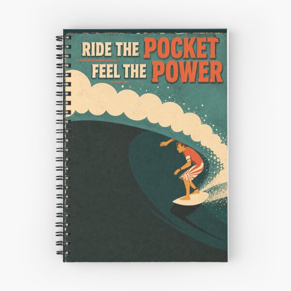 Item preview, Ride the Pocket Feel the Power Surf Art designed and sold by Bizu Digitalart.