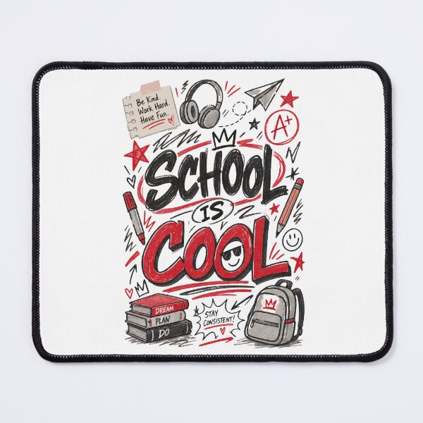 Item preview, School Is Cool | Hand Drawn Back to School Doodle Design designed and sold by Sunday.Supply.
