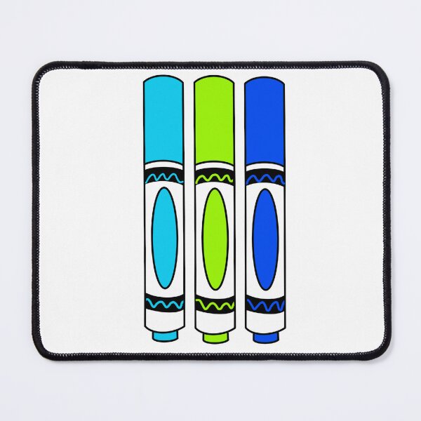Item preview, Blue and Green Back to School Markers designed and sold by Abbey Polizzotto.