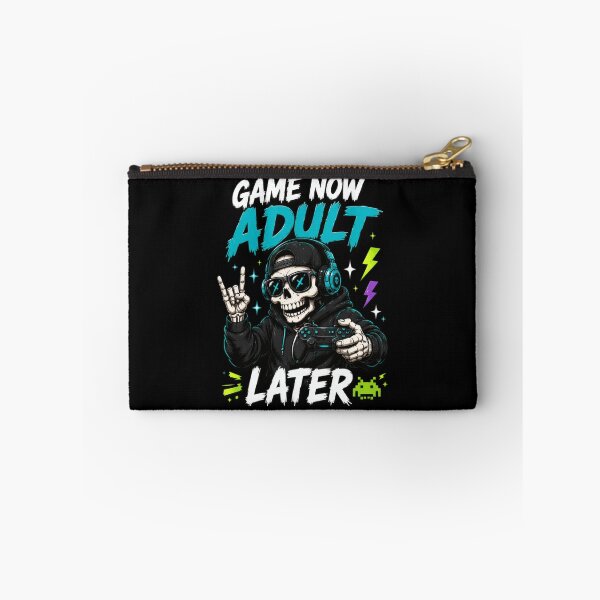 Item preview, Game Now Adult Later Skeleton Gamer Controller designed and sold by markymaarty.