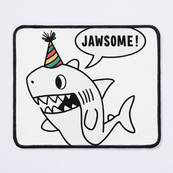 Item preview, Jawsome Silly Shark Funny Design designed and sold by nicholasbookerz.