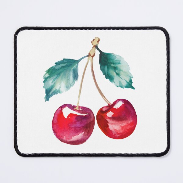 Item preview, Watercolor red cherries summer sweet fruits berries designed and sold by art-tee-ua.